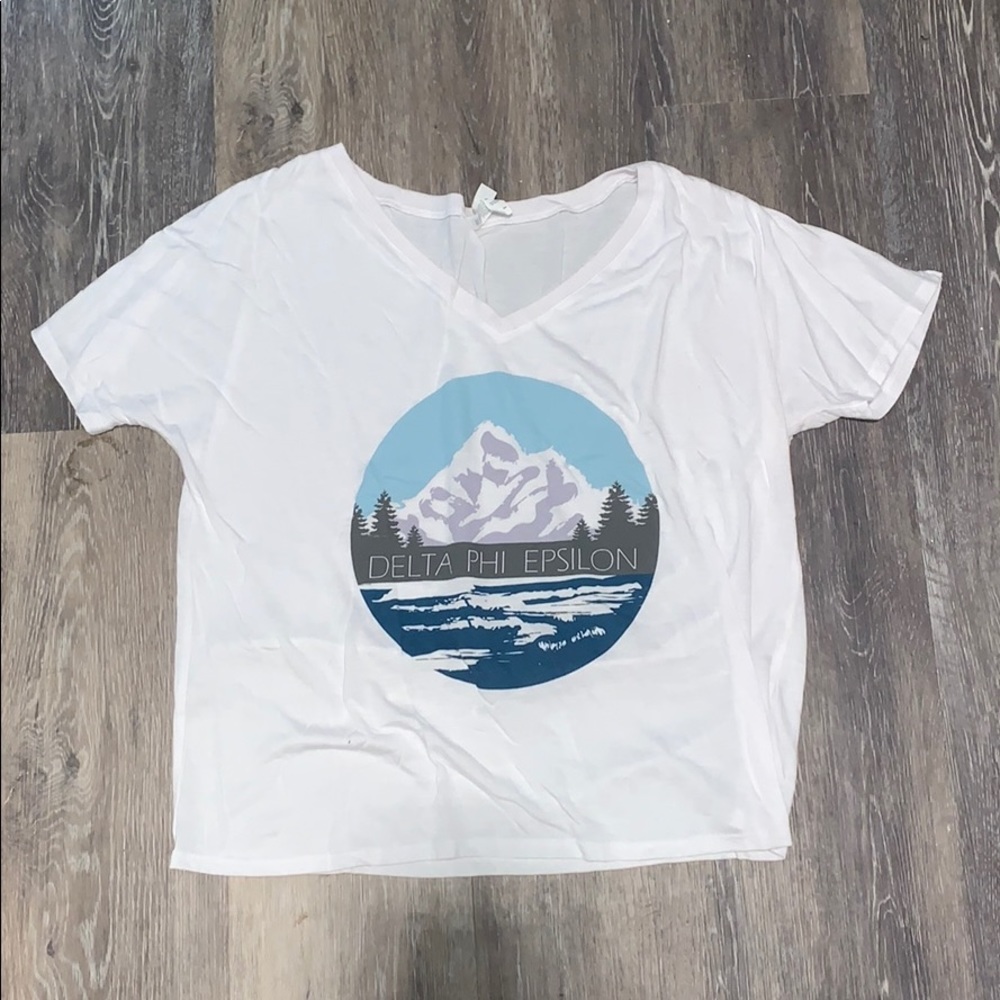 Delta Phi Epsilon Mountain V-Neck